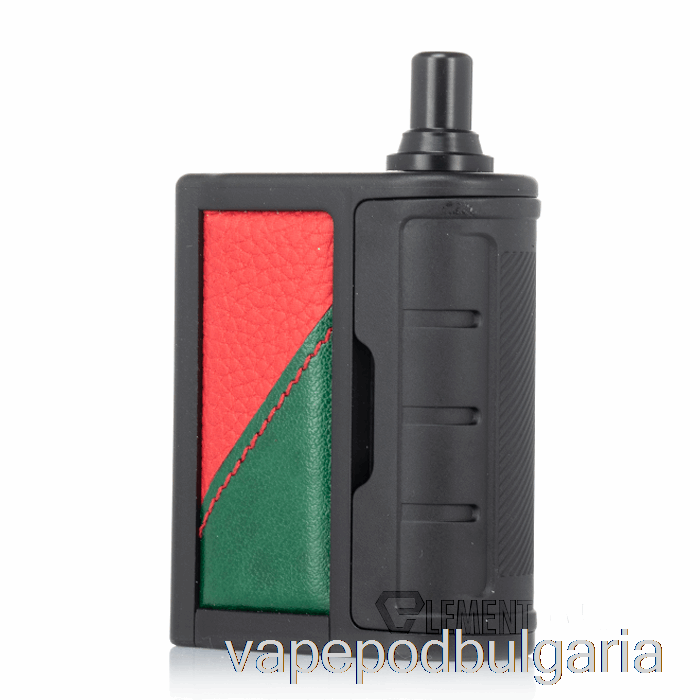 Vape Bulgaria Vandy Vape Rhino 50w Pod Mod Kit червено зелена кожа